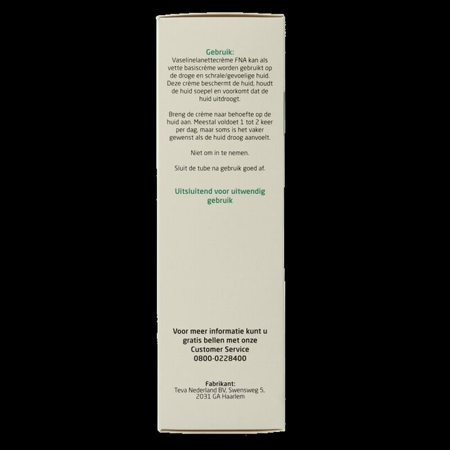 Crème vaseline lanette FNA 100 g