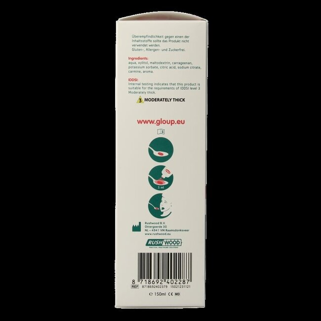 Zero medicatie inname gel framboos 150 Milliliter