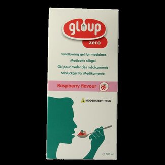 Gloup Gel d'aide à la prise de médicaments Gloup Zero framboise 500 ml