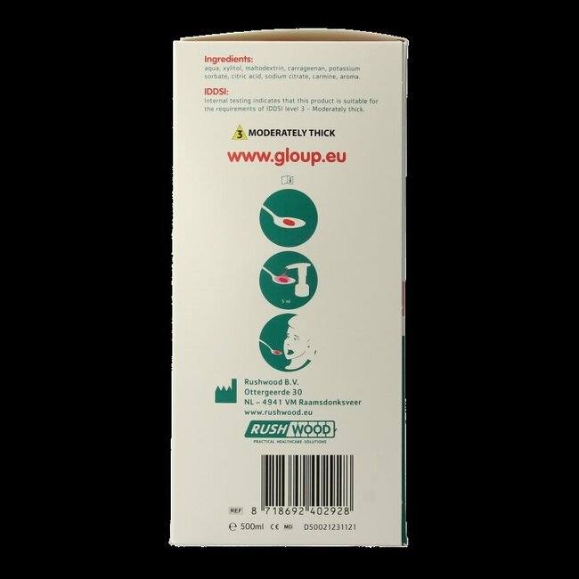 Zero medicatie inname gel framboos 500 Milliliter
