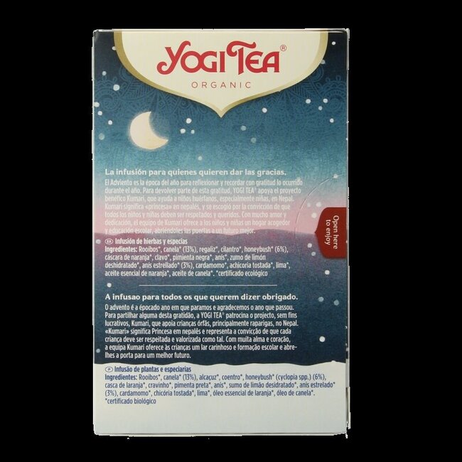 Christmas tea builtje bio 17 Zakjes