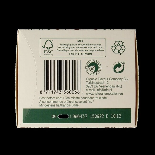 Merry X-mas bio 18 Zakjes