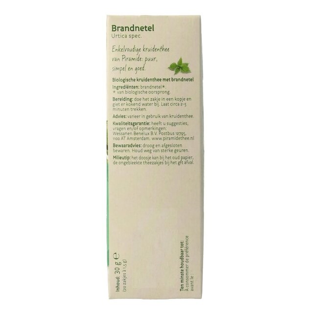 Thé à l'ortie bio 20 sachets