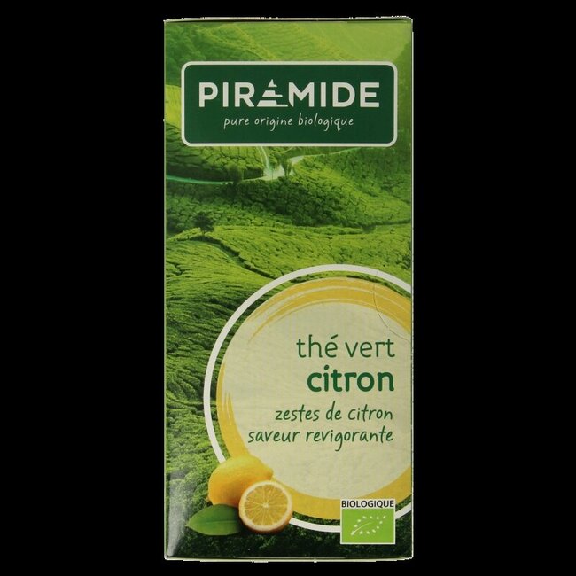 Thé vert au citron bio 20 sachets