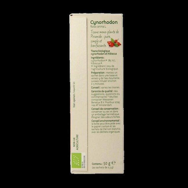 Infusion à l'églantier bio 20 sachets