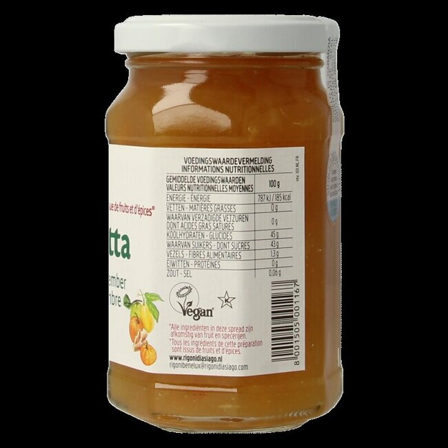 Citrusmix gemberjam bio 260 Gram