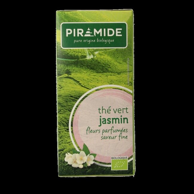 Thé vert et jasmin bio 20 sachets