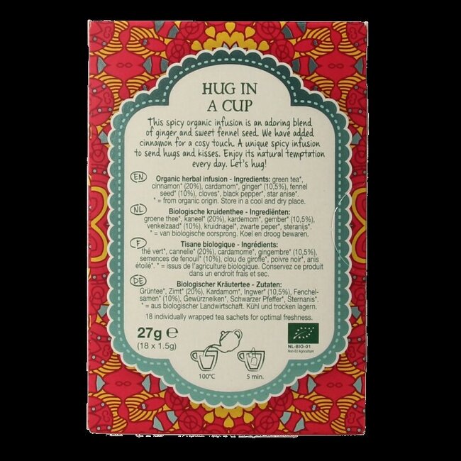 Hug in a cup bio 18 sachets