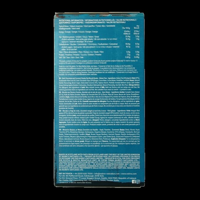 Biscuit breaks chocolat noir & noix de coco 160 g