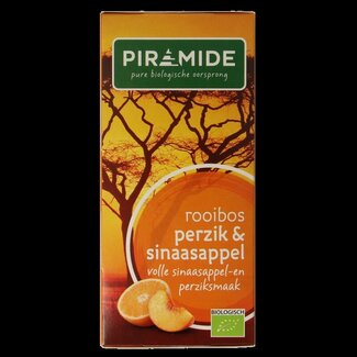 Piramide Rooibos perzik sinaasappel thee bio 20 Zakjes
