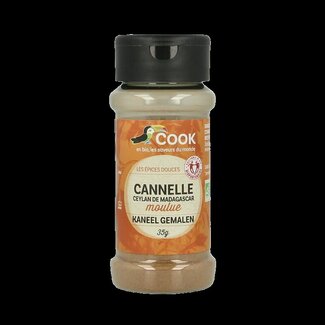 Cook Kaneel Ceylon gemalen bio 35 Gram