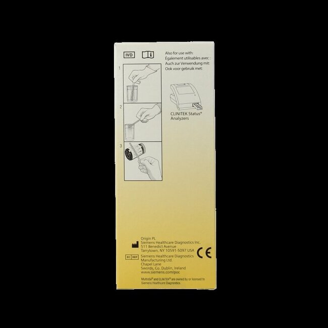 Bandelettes de test Multistix 5 2308 50 pièces