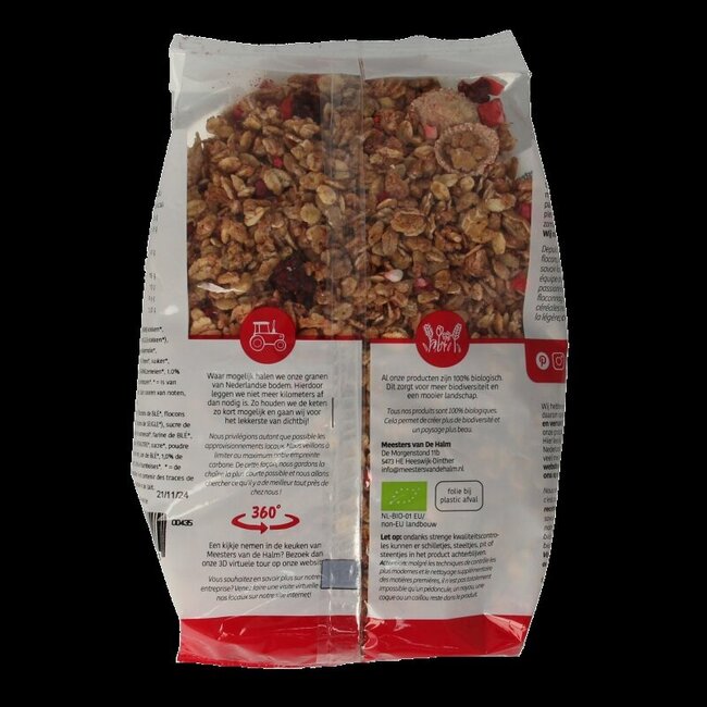 Muesli krokant bosvruchten bio  500 Gram