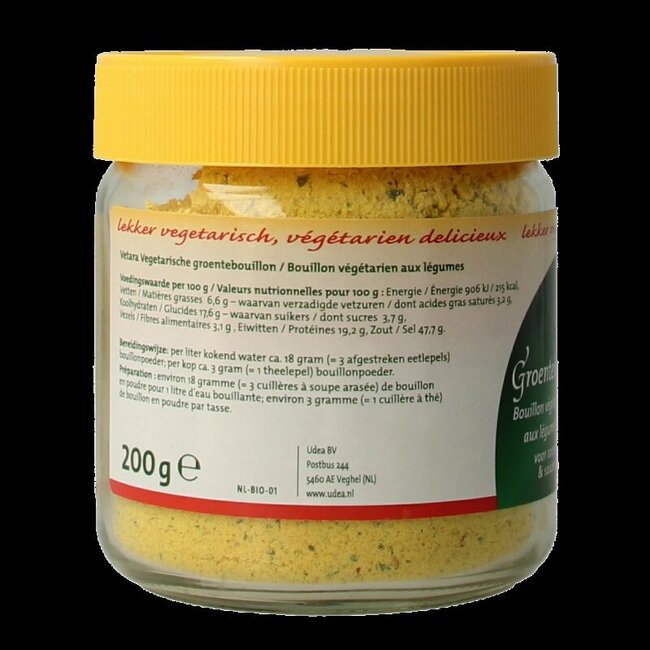 Groentebouillon in glas 200 Gram