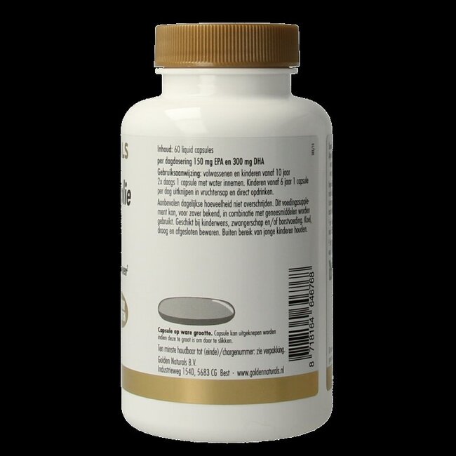 Omega 3 algenolie liquid capsules 60 Capsules