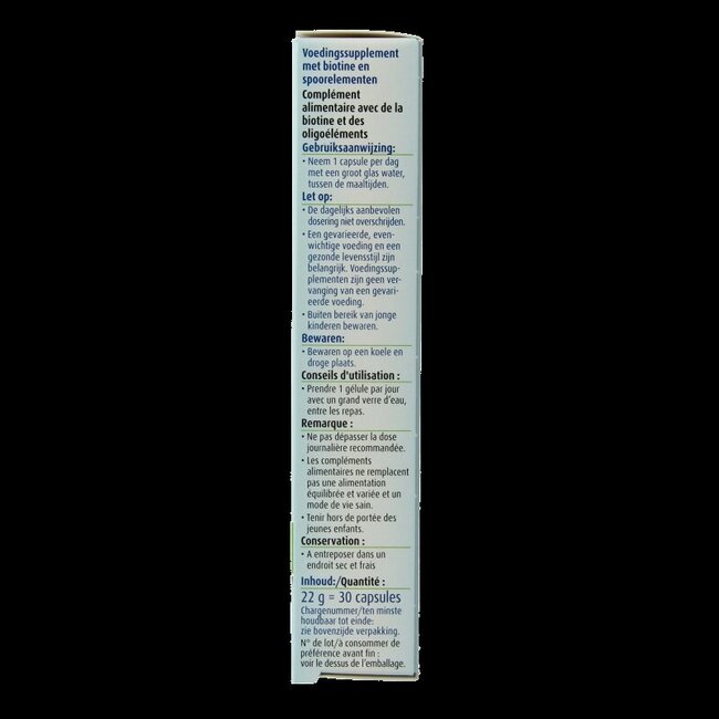 Capsules Original Silicea à la biotine, 30 capsules