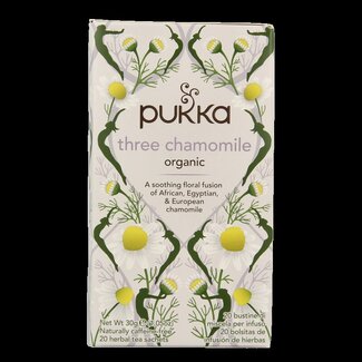 Pukka Three chamomile bio  20 Zakjes