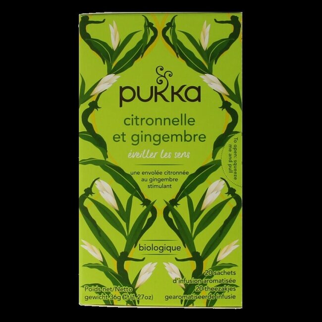 Lemongrass & ginger thee bio 20 Zakjes