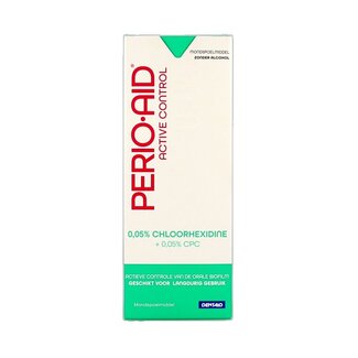 Perio Aid Active Control mondspoelmiddel 0.05% CHX 500 Milliliter