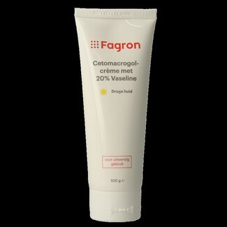 Fagron Cetomacrogol creme 20% vaseline 100 Gram