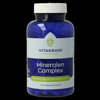Vitakruid Mineralen Complex met 12 verschillende mineralen 90 Vegetarische capsules
