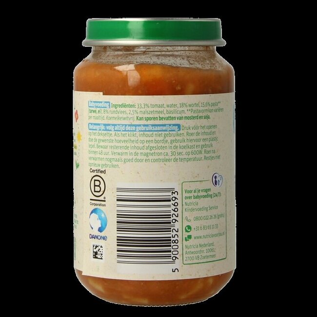Spaghetti bolognese 8M10 200 Gram