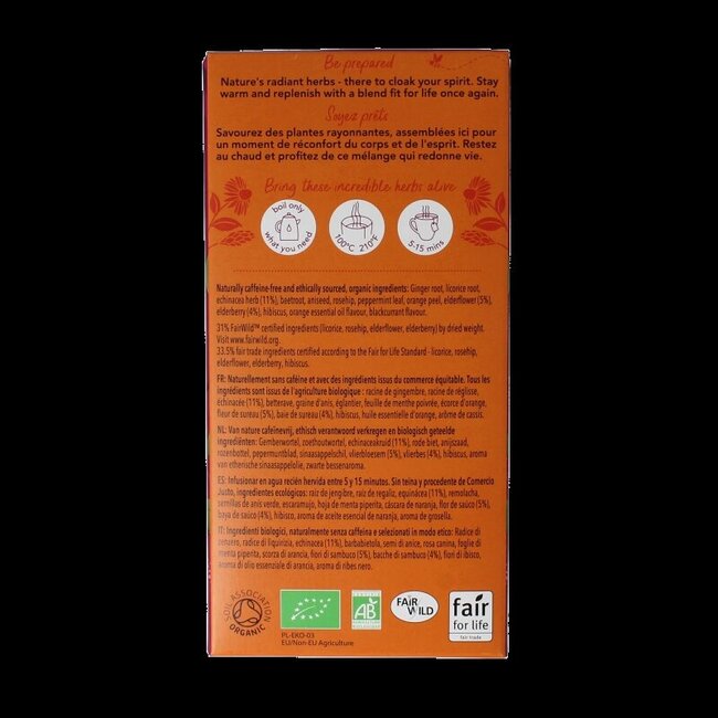 Sureau et échinacée bio 20 sachets