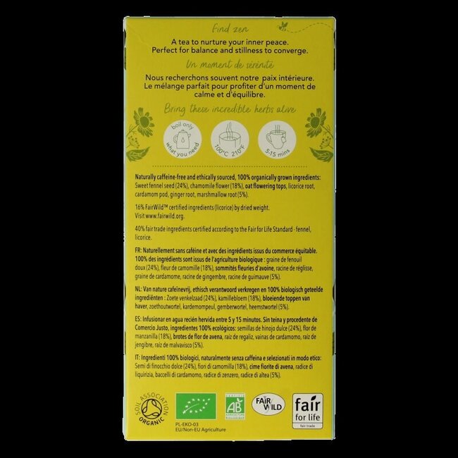 Thé Relax bio 20 sachets