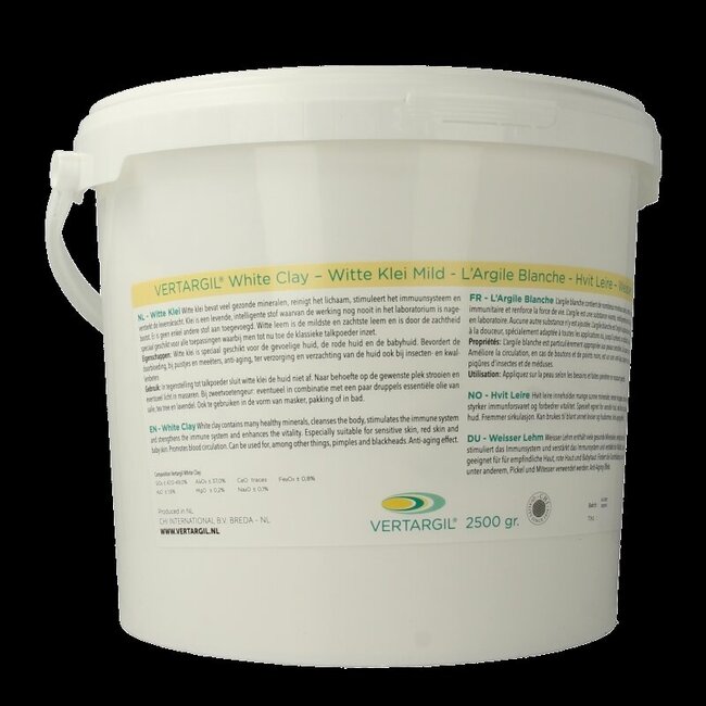 Witte klei 2500 Gram