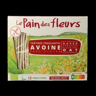 Pain Des Fleurs Haver crackers bio 150 Gram