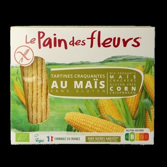 Pain Des Fleurs Tartines craquantes maïs et riz bio 150 g