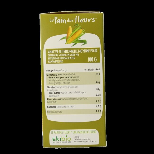 Mais rijst crackers bio 150 Gram