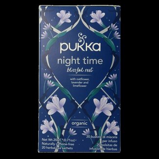 Pukka Night time thee bio 20 Zakjes