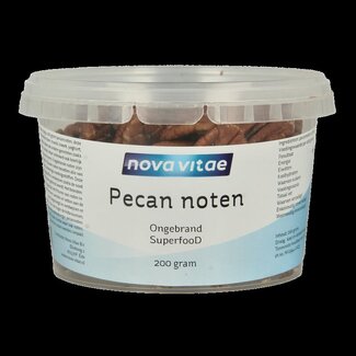 Nova Vitae Pecannoten ongebrand raw 200 Gram