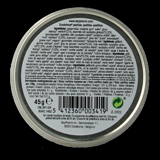 Eucalyforce gummies bio 45 Gram