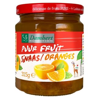 Damhert Puur fruit confituur sinaas 315 Gram
