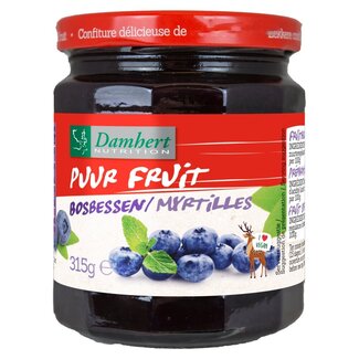 Damhert Confiture de myrtilles Pur Fruit 315 g