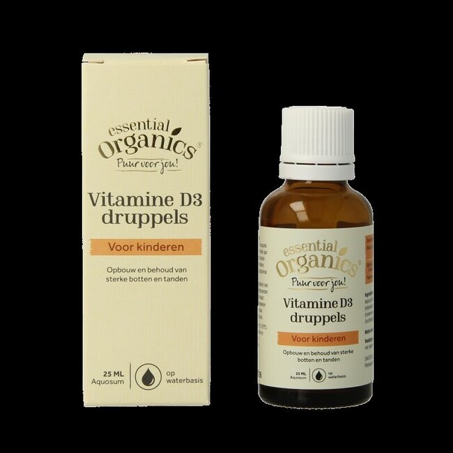 Vitamine D3 druppels puur 25 Milliliter
