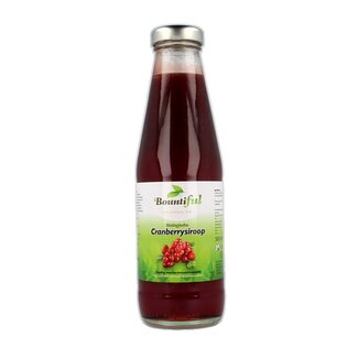 Bountiful Cranberrysiroop bio 500 Milliliter
