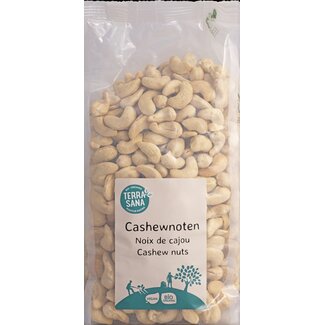 TerraSana Cashewnoten ongeroosterd zonder zout bio 750 Gram
