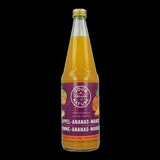 Your Organic Nature Vruchtensap appel ananas mango bio 700 Milliliter