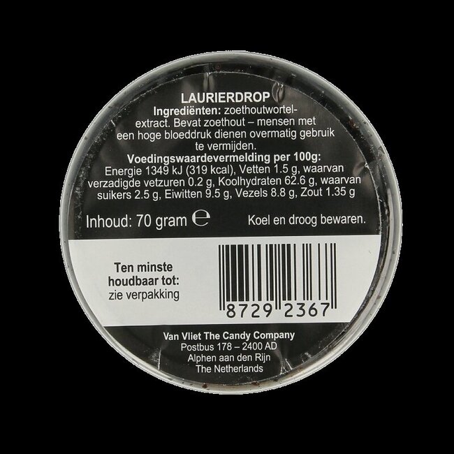 Laurierdrop 70 Gram