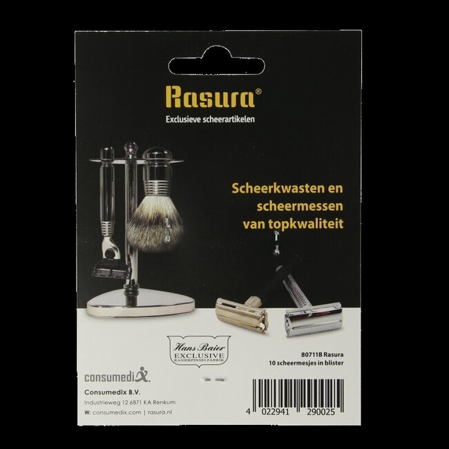 Scheermesjes op blister 10 Stuks