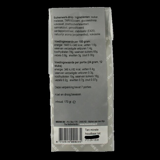 Krijtjes (Craies de réglisse) 170 g