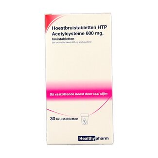 Healthypharm Acetylcysteine 600mg HTP 30 Bruistabletten