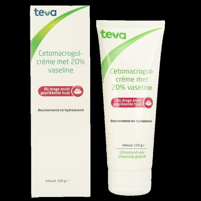 Crème au cétomacrogol 20 % vaseline 100 g