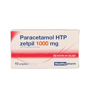 Healthypharm Paracétamol 1000 mg 10 Suppositoires