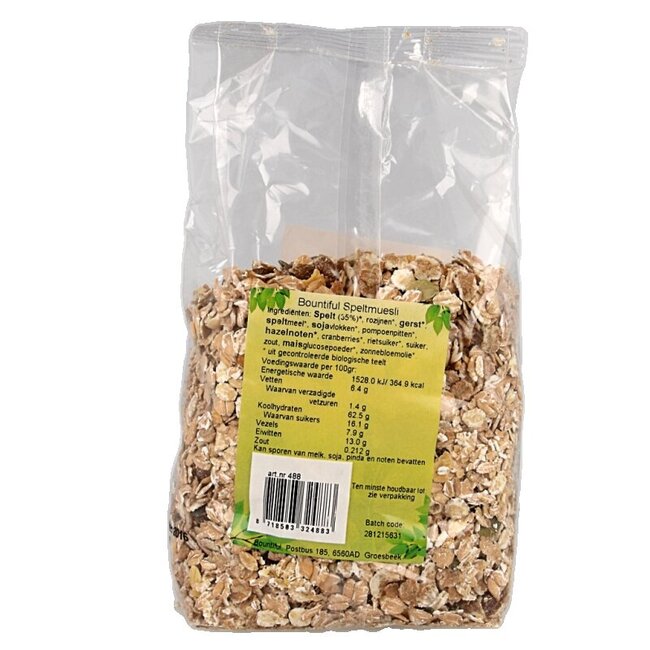 Muesli d'épeautre bio 500 g