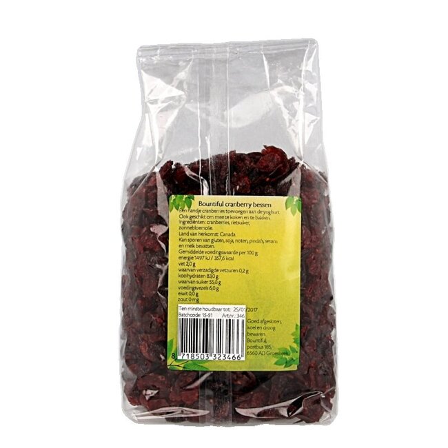 Cranberry bessen 500 Gram