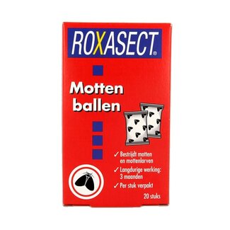 Roxasect Mottenballen 20 Stuks